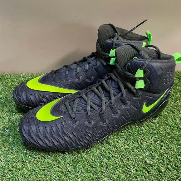Nike Force Savage Pro Mid Oregon Ducks PE Promo Sample Cleats Mens 14 AQ9099-033 main image 8